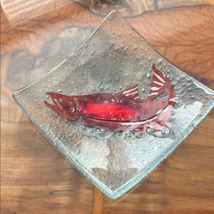 Artisan Glass Seafood Plate